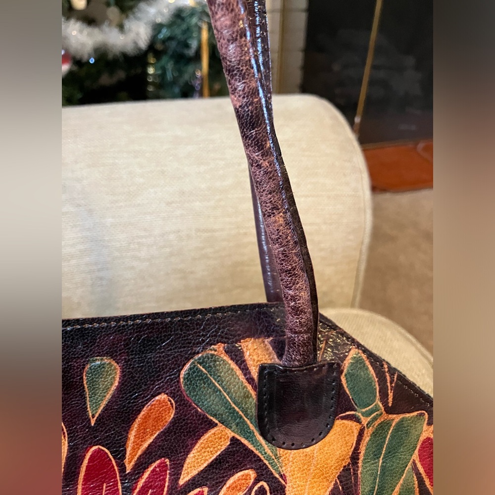 Panda hand tooled leather bag - Picture 4 of 6